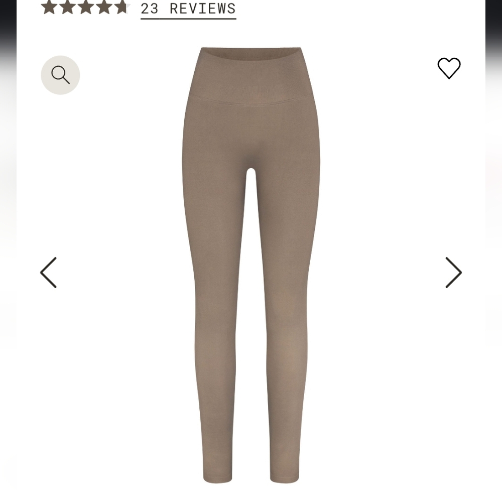 SKIMS Contour Nylon Leggings truffle nwt s/m